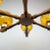 Mid-Century Wood and Glass Chandelier, 1970s For Sale - Image 4 of 11