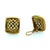 Kieselsteine Cord 18k Baskest Weave Earrings. 18.72g
