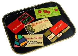French Paper Mache Rectangular Tray