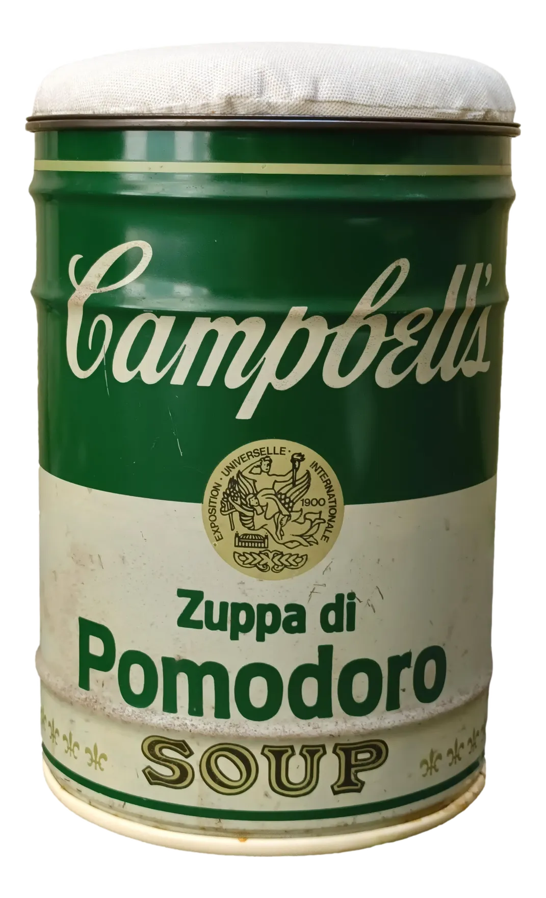 Andy Warhol Campbell's Soup Can Stool by Dino Gavina for Studio