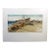 Roger Hebbelinck Hand Signed Vintage Aquatint Etching of Boats For Sale