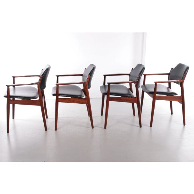 1960s Model 62A Chairs by Arne Vodder for Sibast, Denmark, 1960s, Set of 4 For Sale - Image 5 of 9