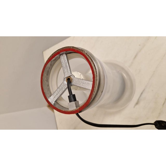 Saffo Table Lamp in Metal and Glass by Angelo Mangiarotti for Artemide, 1960s For Sale - Image 15 of 18