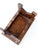 Brown Antique Wooden Farmhouse Stool For Sale - Image 8 of 12