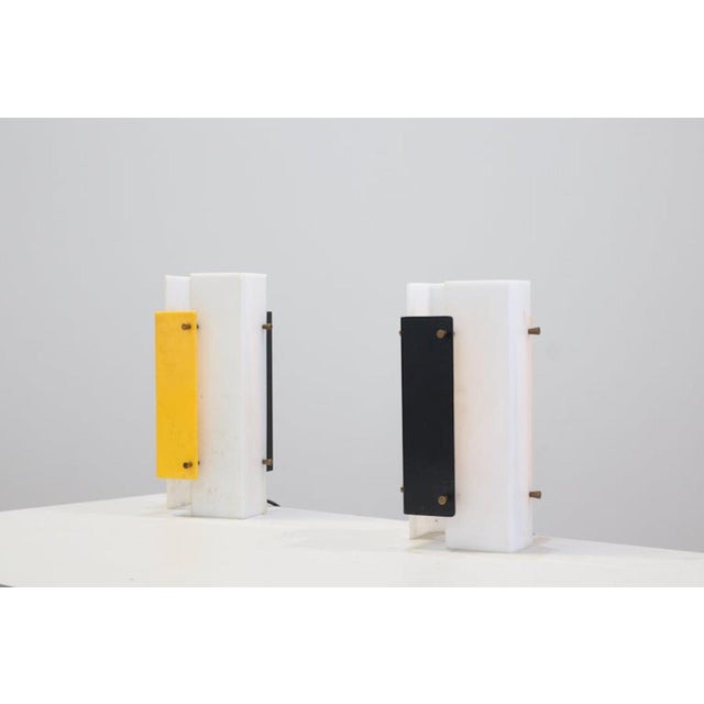 Mid-Century Modern Model 316 Table Lamps by Jean Boris Lacroix for Luminalite, 1958, Set of 2 For Sale - Image 3 of 9