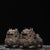 Traditional Pair of Gilt Bronze Figures of Mythical Beasts (Pixiu) For Sale - Image 3 of 9