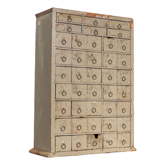 Late 19th Century Munyons Homeopathic Remedies Apothecary Cabinet For Sale