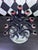 Contemporary Studio Art Glass Menorah Candleholder For Sale - Image 3 of 7