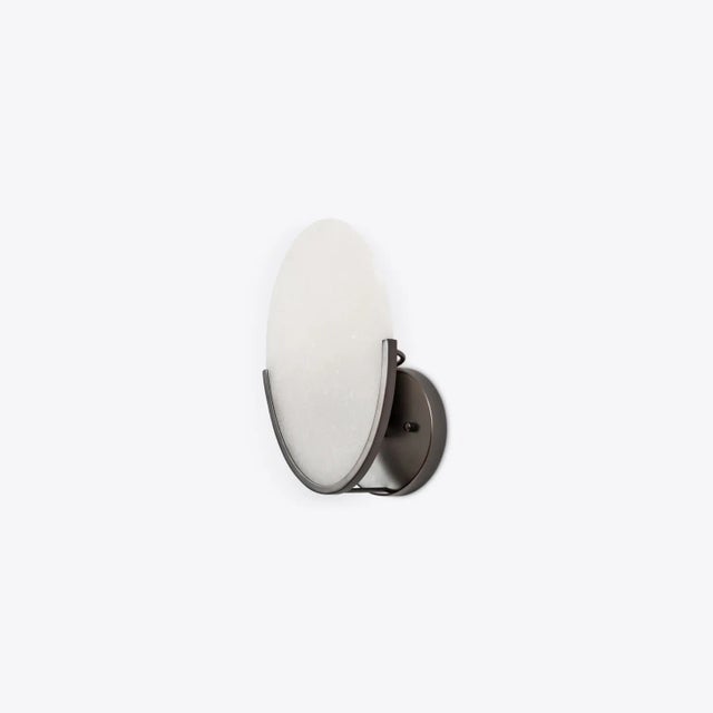 Mid-Century Modern Mosman Bronze Disk Wall Sconce from Pure White Lines For Sale - Image 3 of 9