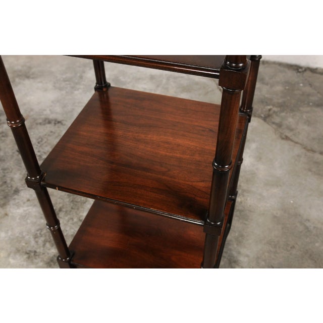 Mid 20th Century Mahogany English Étagère or Shelf For Sale - Image 14 of 14