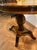 Wood Antique Biedermeier Italian Burl Walnut and Maple Oval Dining Table with Faceted Pedestal, 1800s For Sale - Image 7 of 17
