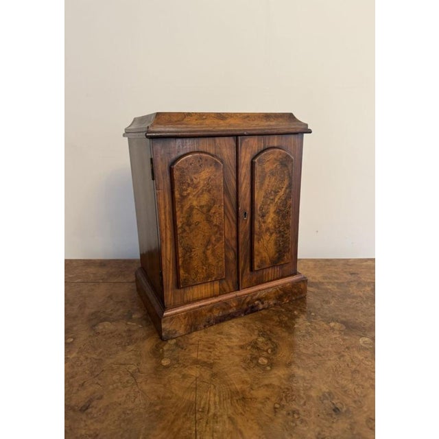 Outstanding quality antique Victorian walnut jewellery cabinet having an outstanding quality antique Victorian walnut...
