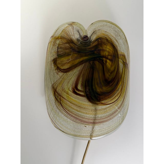Vintage Glass Wall Lamp by Per Lütken for Holmegaard, Denmark, 1970s For Sale - Image 6 of 9