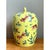 Vintage Yellow Ceramic Fish Motif Jar For Sale - Image 9 of 12