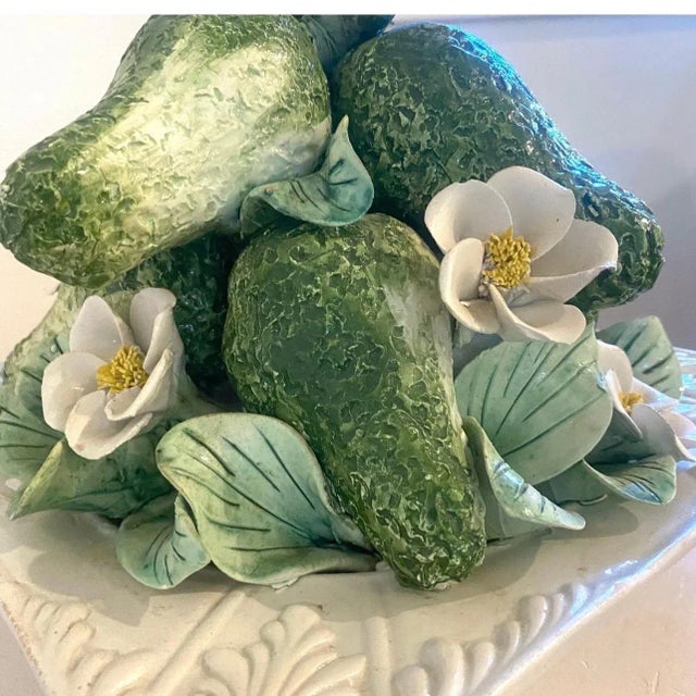 Trompe l'Oeil Avocado Bowl For Sale In Charleston - Image 6 of 8