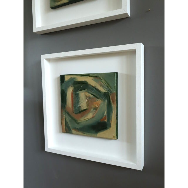 2020s Contemporary 'Forest Bathing I' Modernist Abstract Acrylic Painting by British Artist Frances Daws, Framed For Sale - Image 5 of 11