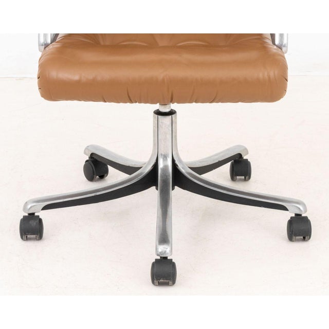 1970s Osvaldo Borsani Swivel Office Chair, Ca. 1970 For Sale - Image 5 of 7