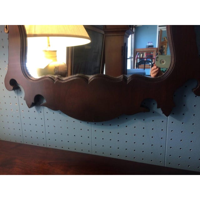 Glass Vintage Federal Style Mirror For Sale - Image 7 of 10