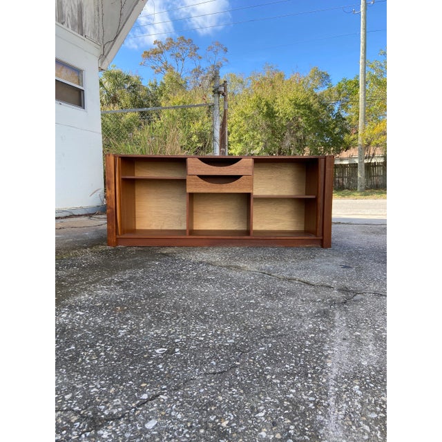Wood Danish Modern Teak Tambour Credenza | by Dyrlund For Sale - Image 7 of 13