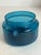 Blue Vintage 1960’s Lidded Jar Attributed to Bertil Vallien MCM Blue Series Art Glass Kosta Boda Swedish For Sale - Image 8 of 11
