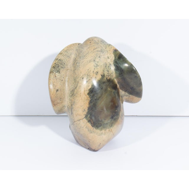 Late 20th Century Shona African Stone Elephant Sculpture by F. Mudhokwani For Sale - Image 5 of 8