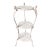 Vintage White Cast Aluminum Three-Tier Plant Stand – Victorian Revival / Cottagecore For Sale