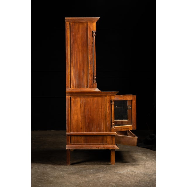 Early 20th Century Wooden Farmhouse Hutch For Sale In Chicago - Image 6 of 9