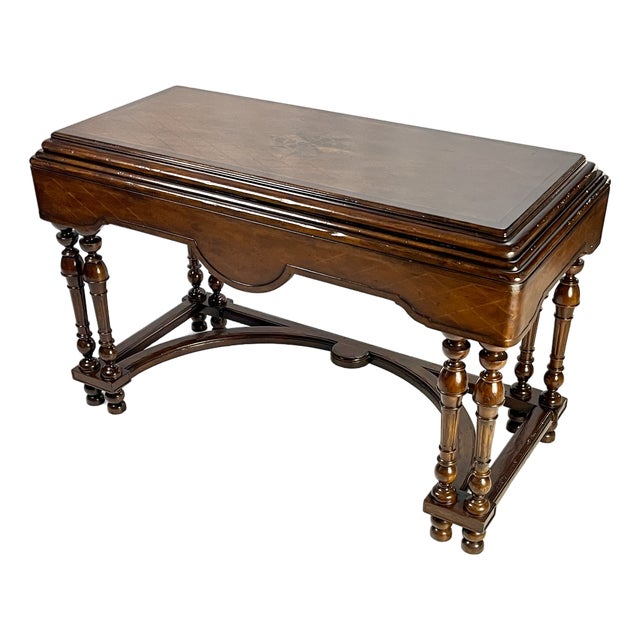 Late 20th Century John-Richard "European Crossroads" Inlay Console Table For Sale