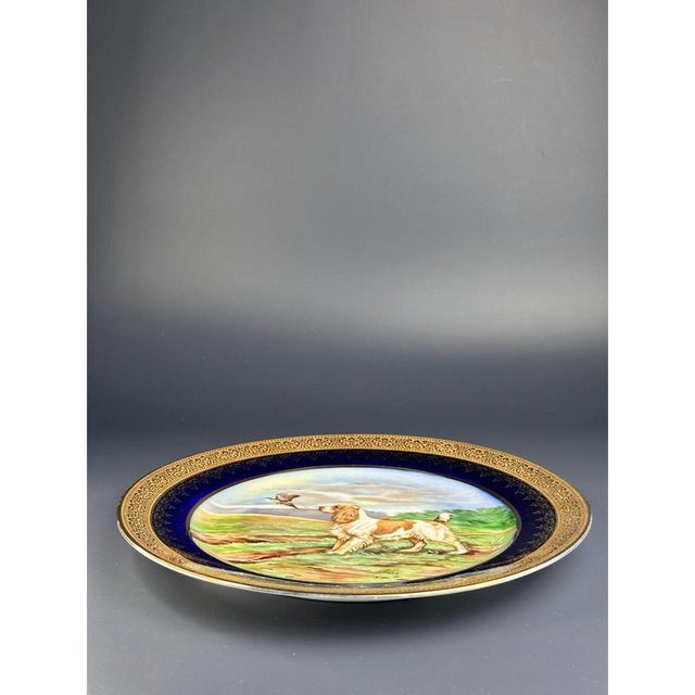 Ceramic Porcelain Plate by A. P. Andre Prevot, Limoges, France, 1950s For Sale - Image 7 of 10