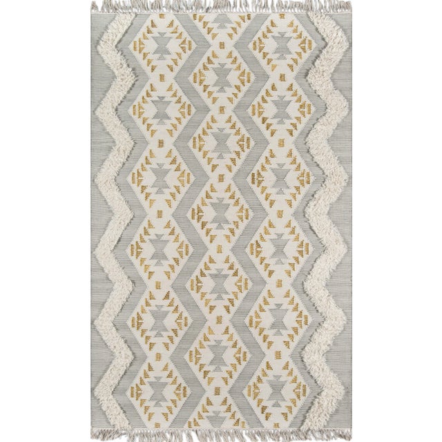 Novogratz by Momeni Indio Beverly in Grey Rug - 8'X10' For Sale