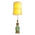 Tall Stiffel Brass and Ceramic Table Lamp For Sale
