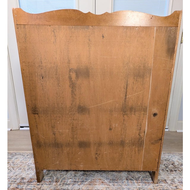 Mid Century Small Rock Maple Bookcase by Brady Furniture / Nichols and Stone For Sale - Image 10 of 13