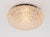 1960s 1960s Helena Tynell Glashutte Limburg Flush Mount Amber Bubble Glass For Sale - Image 5 of 10