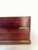 Large 1980's Dunhill Style Ribbon Mahogany Wood Humidor, Box With Brass Hinges For Sale In Jacksonville, FL - Image 6 of 10