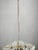 1970s Czech Geometric Pressed Glass and Chrome Cube Pendant Light, 1970s For Sale - Image 5 of 11