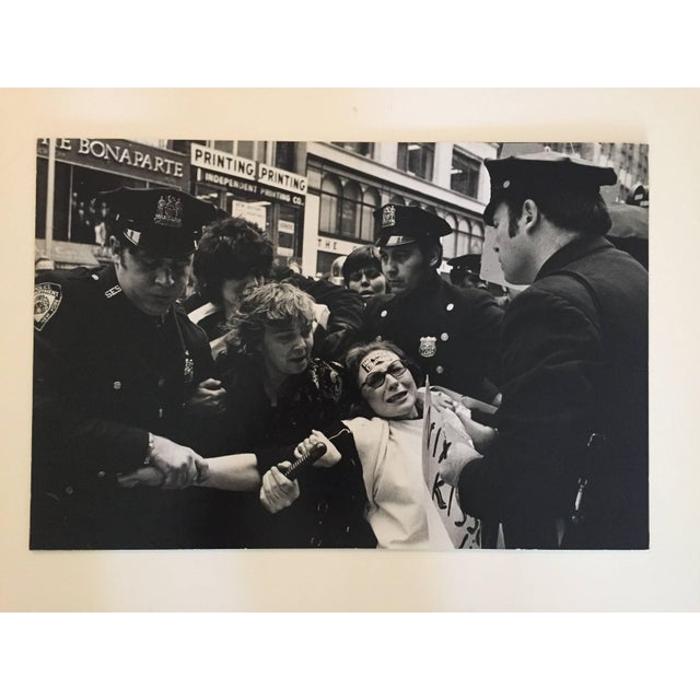 American Fred McDarrah, Feminist Protesting Vietnam War, 1972 For Sale - Image 3 of 7
