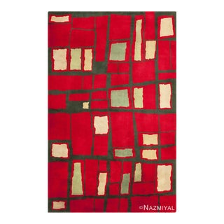 Nazmiyal Collection Vintage Art Deco Wilton Rug For Sale