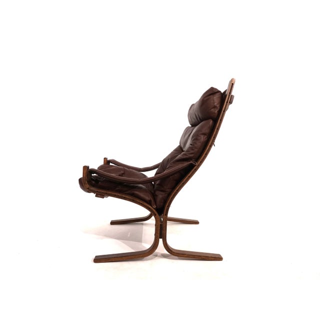 Siesta Lounge Chair in Leather by Ingmar Relling for Westnofa, 1960 For Sale - Image 17 of 17