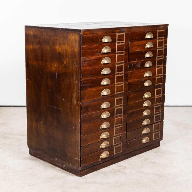 Vintage Engineers Drawer Unit, 1950s For Sale - Image 4 of 12