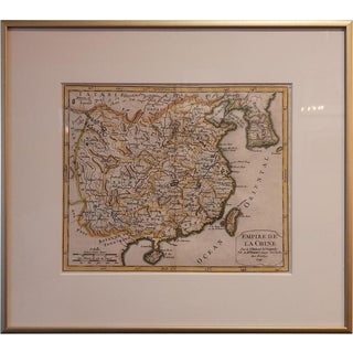 Antique Map of China, Korea and Taiwan by Vaugondy, 1749 For Sale