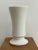 1940’s Modern matte white ceramic vase. Simple design and elegant form.