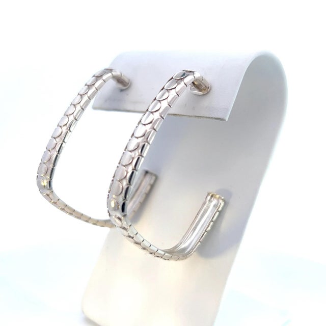 1990s 1990s John Hardy Estate Dot Earrings Sterling Silver, 2 pieces For Sale - Image 5 of 7