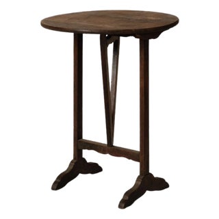 19th Century French Oak Table De Vin (D) For Sale
