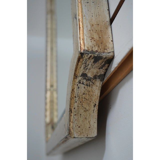 Glass Labarge Model Lm0625 Italian Silver Mirror For Sale - Image 7 of 11