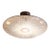 1950s Lightolier Mid-Century Modern Double Glass Flying Saucer Flush Mount Ceiling Light For Sale
