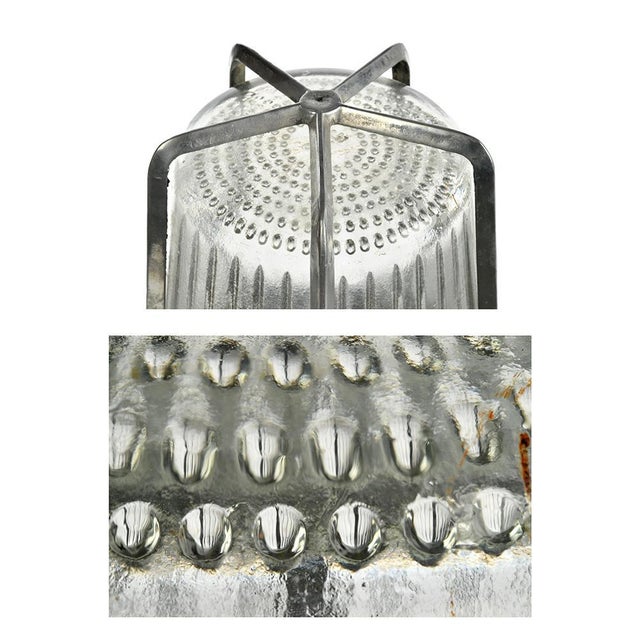 Vintage Chrome-Plated Metal Boat Wall Light For Sale - Image 6 of 7