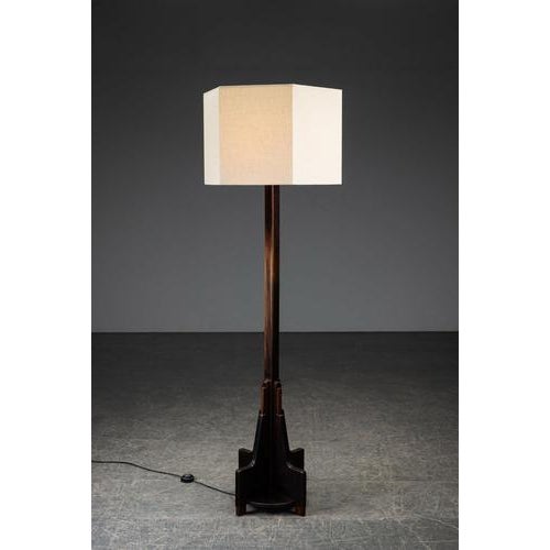 Amsterdam School Standing Lamp, 1920s For Sale - Image 6 of 10
