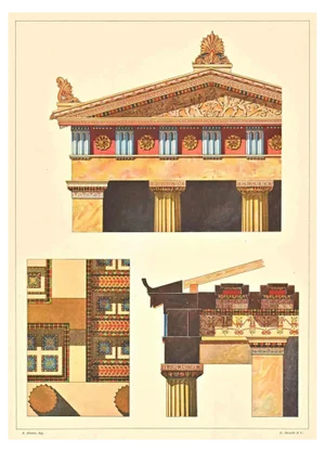 After A. Alessio, Decorative Motifs: Greek, Chromolithograph