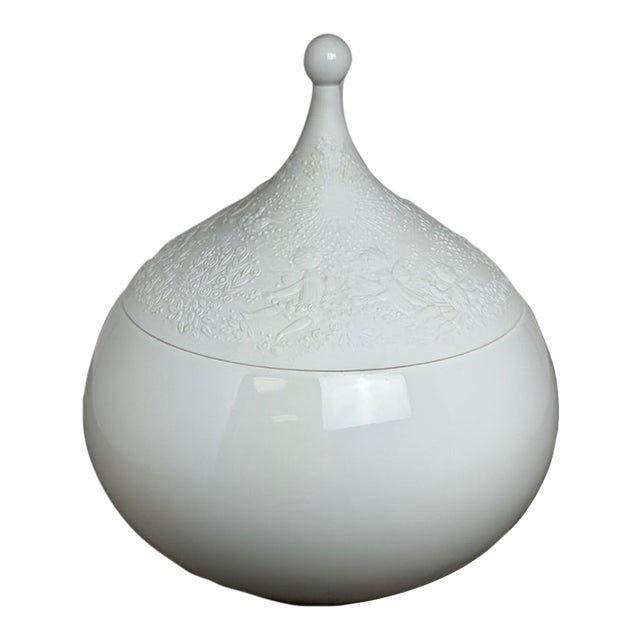 Rosentrhal Magic Flute Lidded Jar/Bowl - Unused For Sale