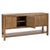 Boho Chic Batik Dot Wood Sideboard W/Shelf For Sale - Image 3 of 9